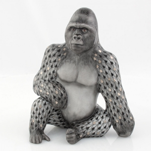 Herend Reserve Collection Silverback Gorilla