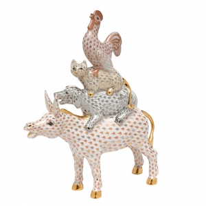 Herend Reserve Collection Musicians of Bremen