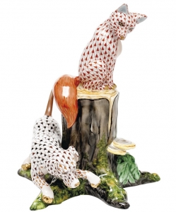 Herend Reserve Collection Fox & Hound - Reserve Collection