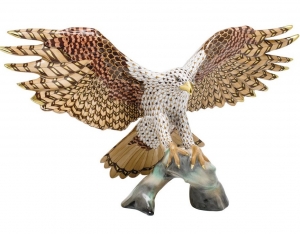 Herend Reserve Collection Landing Hawk