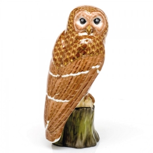 Herend Reserve Collection Brown Barred Owl