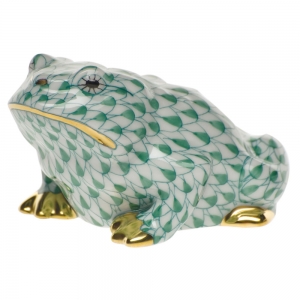 Herend Frog - Green