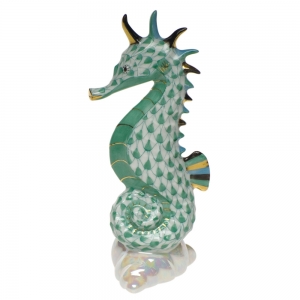 Herend Sea Horse - Green