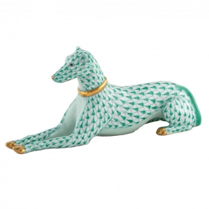 Herend Greyhound - Green