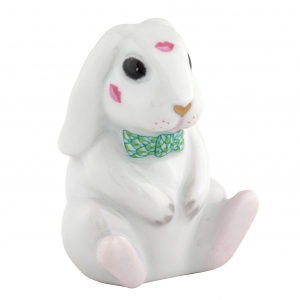 Herend Kisses Bunny - Green
