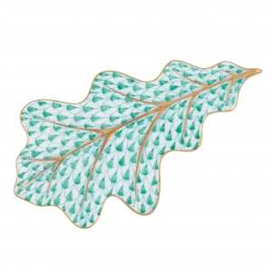 Herend Oak Leaf - Green