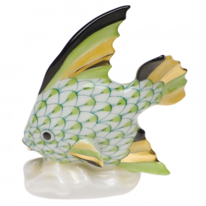 Herend Fish Table Ornament - Key Lime