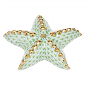 Herend Puffy Starfish - Key Lime