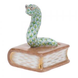 Herend Bookworm Key Lime
