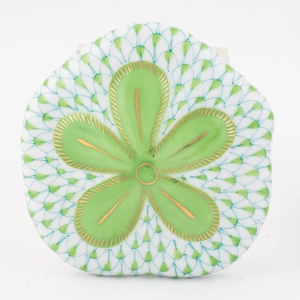 Herend Puffy Sand Dollar - Key Lime