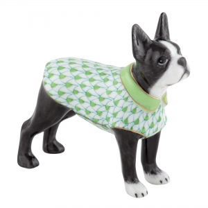 Herend Boston Bull Terrier Key Lime