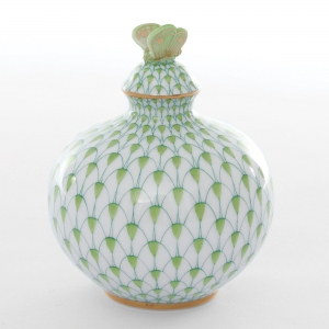 Herend Perfume Bottle Figure Key Lime