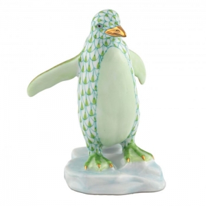 Herend Waddling Penguin - Key Lime