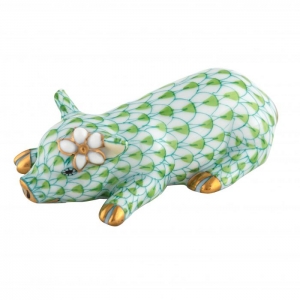 Herend Daisy the Pig - Key Lime