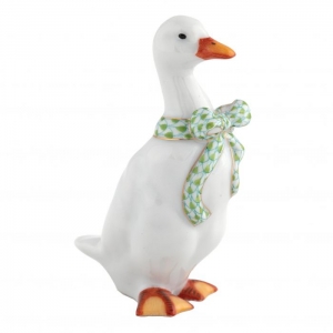 Herend Standing Duck - Key Lime
