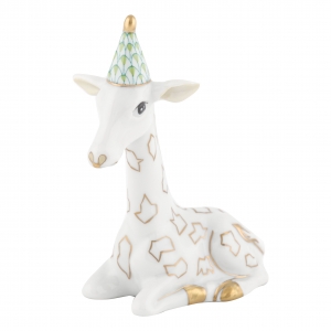 Herend Party Giraffe - Key Lime