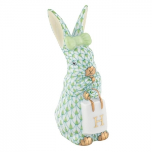 Herend Shopping Bunny - Key Lime