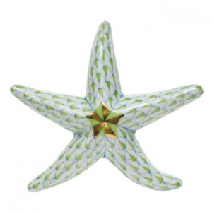 Herend Miniature Starfish Key Lime