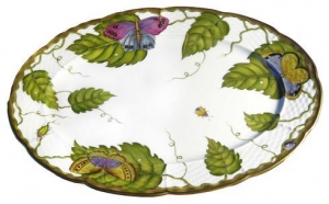 Anna Weatherley Exotic Butterflies Oval Platter