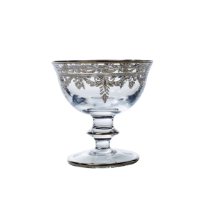 Arte Italica Vetro Platinum Individual Compote