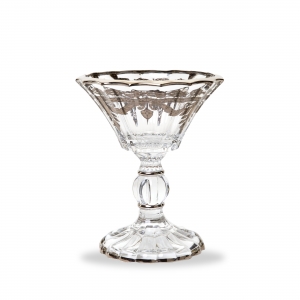 Arte Italica Vetro Platinum Petite Pedestal Candy Dish