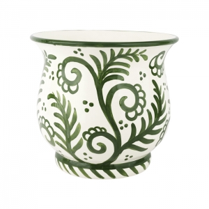Vietri Verde Garden Round Planter