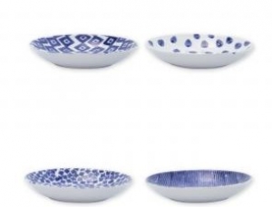 Vietri Santorini Assorted Pasta Bowls - Set of 4