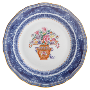 Mottahedeh Mandarin Bouquet Rim Soup Plate (same motif as W2100)