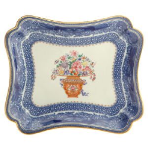 Mottahedeh Mandarin Bouquet Cookie Plate