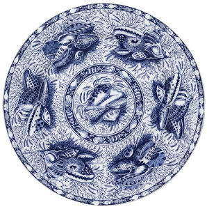 Mottahedeh Blue Torquay Dinner Plate