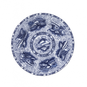 Mottahedeh Blue Torquay Bread + Butter Plate