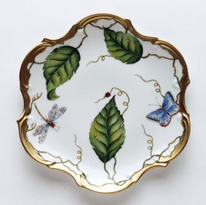 Anna Weatherley Ivy Garland Flat Salad /Dessert Plate
