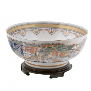 Mottahedeh Hong Bowl -14.5"