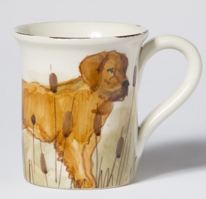Vietri Wildlife Hunting Dog Mug