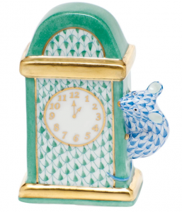 Herend Hickory Dickory Dock - Green