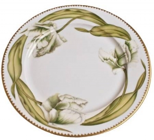 Anna Weatherley White Tulips Dinner Plate