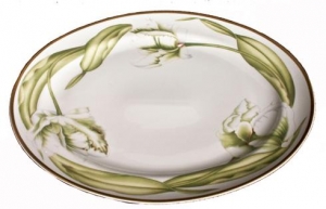 Anna Weatherley White Tulips Oval Platter