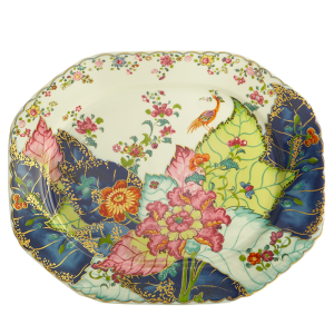 Mottahedeh Tobacco Leaf Octagonal Platter - 15"