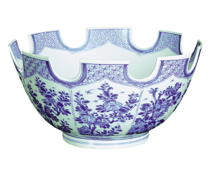 Mottahedeh Blue & White Monteith Bowl