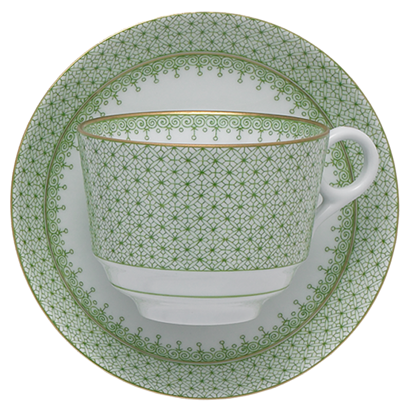 Mottahedeh Lace Tea Cup & Saucer - Thumbnail 2