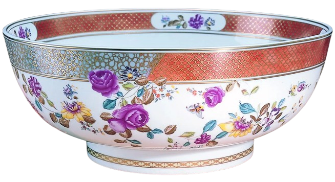 Mottahedeh Punch Bowl - Thumbnail 2