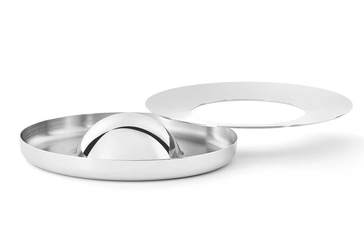 Christofle OH Ashtray Large_Christofle OH Stainless Accessories