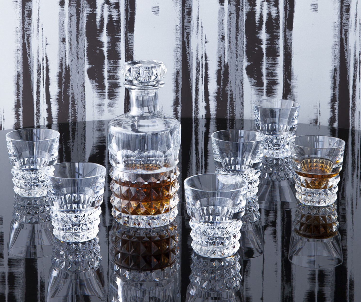 Baccarat Louxor Bar Set_Baccarat Louxor Decanter_Baccarat Louxor
