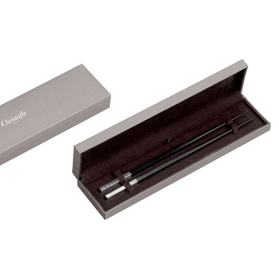 Christofle Jardin D'Eden Chinese Chopsticks / Silver