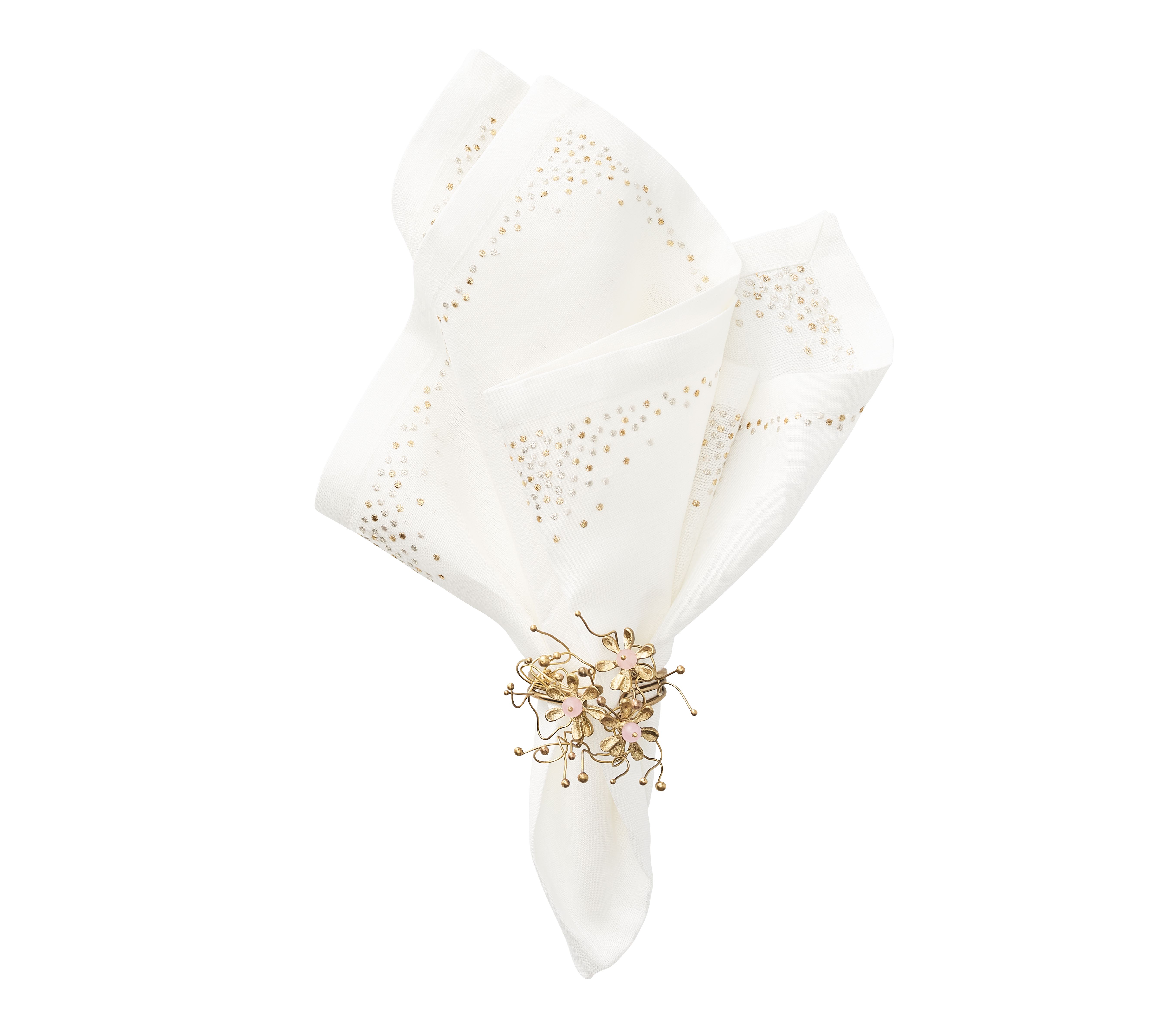Kim Seybert Pin Dot Napkin - Thumbnail 4
