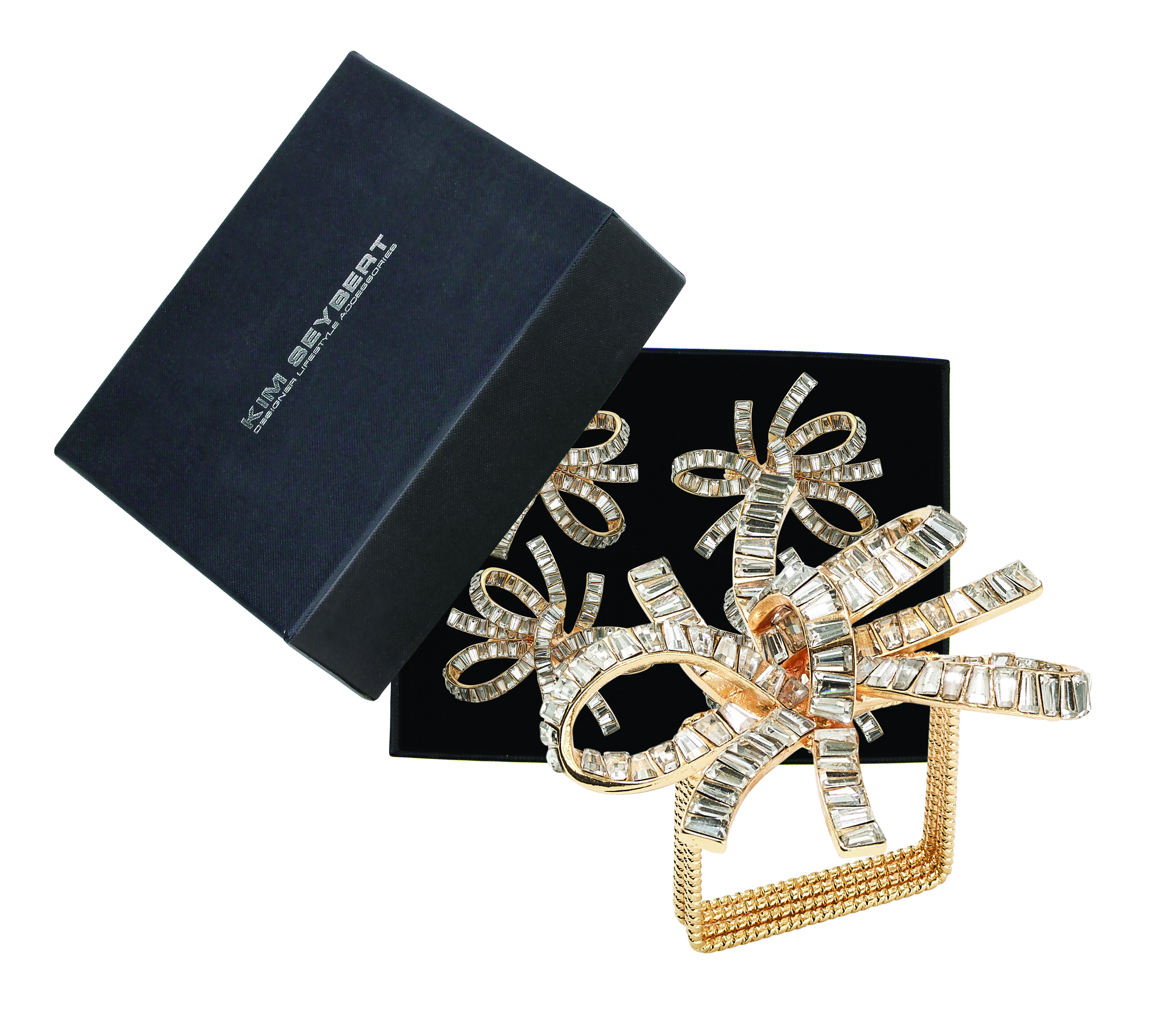Kim Seybert Jeweled Bow Napkin Ring - Thumbnail 5