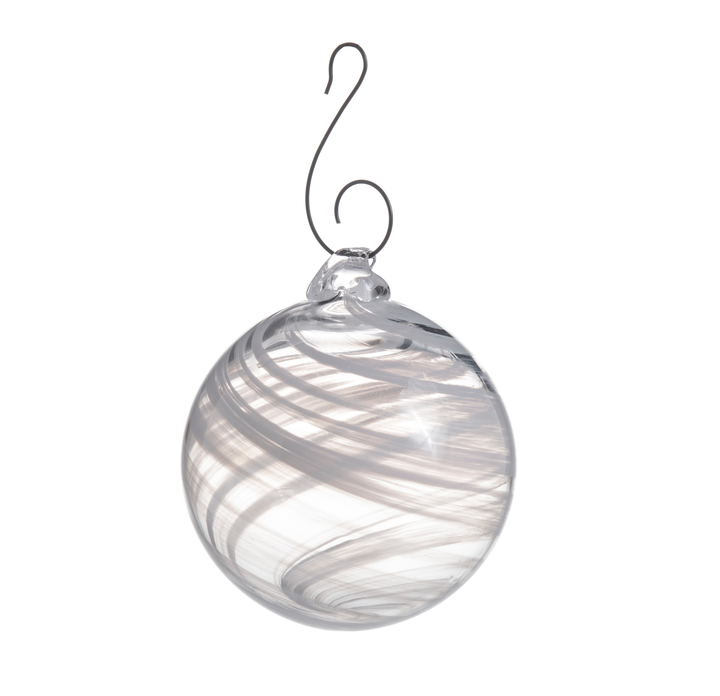 Simon Pearce Snowdrift Ornament