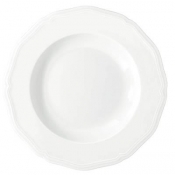 Raynaud Argent White French Rim Soup Plate