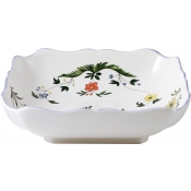 Gien Oiseaux de Paradis Square Fruit Dish - 9.5"