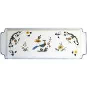 Gien Oiseaux De Paradis Oblong Serving Tray